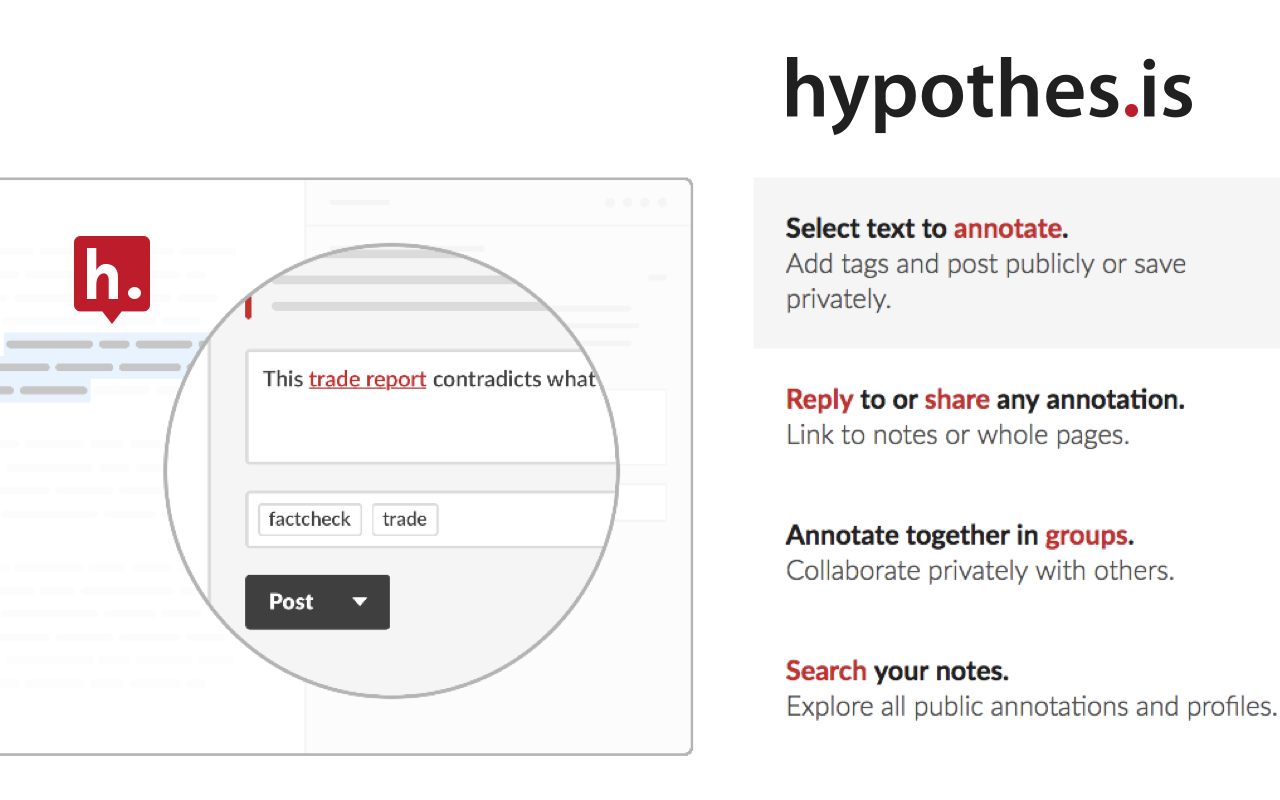 Item media 2 (screenshot) for Hypothesis - Web & PDF Annotation